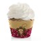 Big Dot of Happiness Little Cowboy - Western Baby Shower or Birthday Party Decorations - Party Cupcake Wrappers - Set of 12